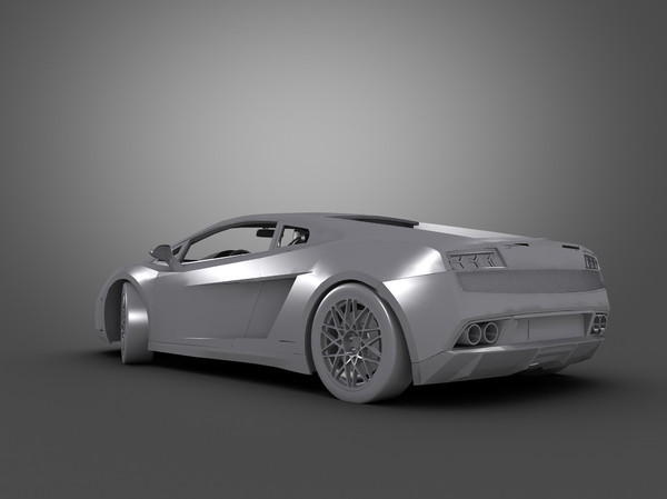 lamborghini gallardo 3d obj - Lamborghini Gallardo LP560-4 by Swan3DStudios